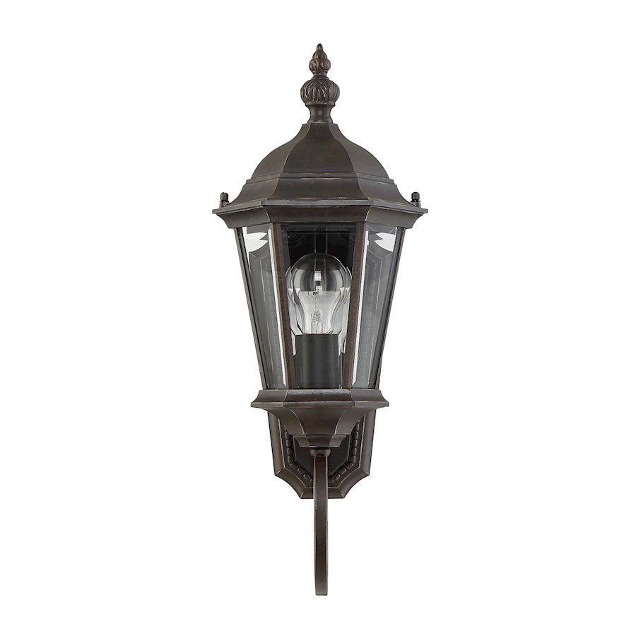 Savoy House Wakefield 1-Light Outdoor Wall Lantern, Walnut Patina