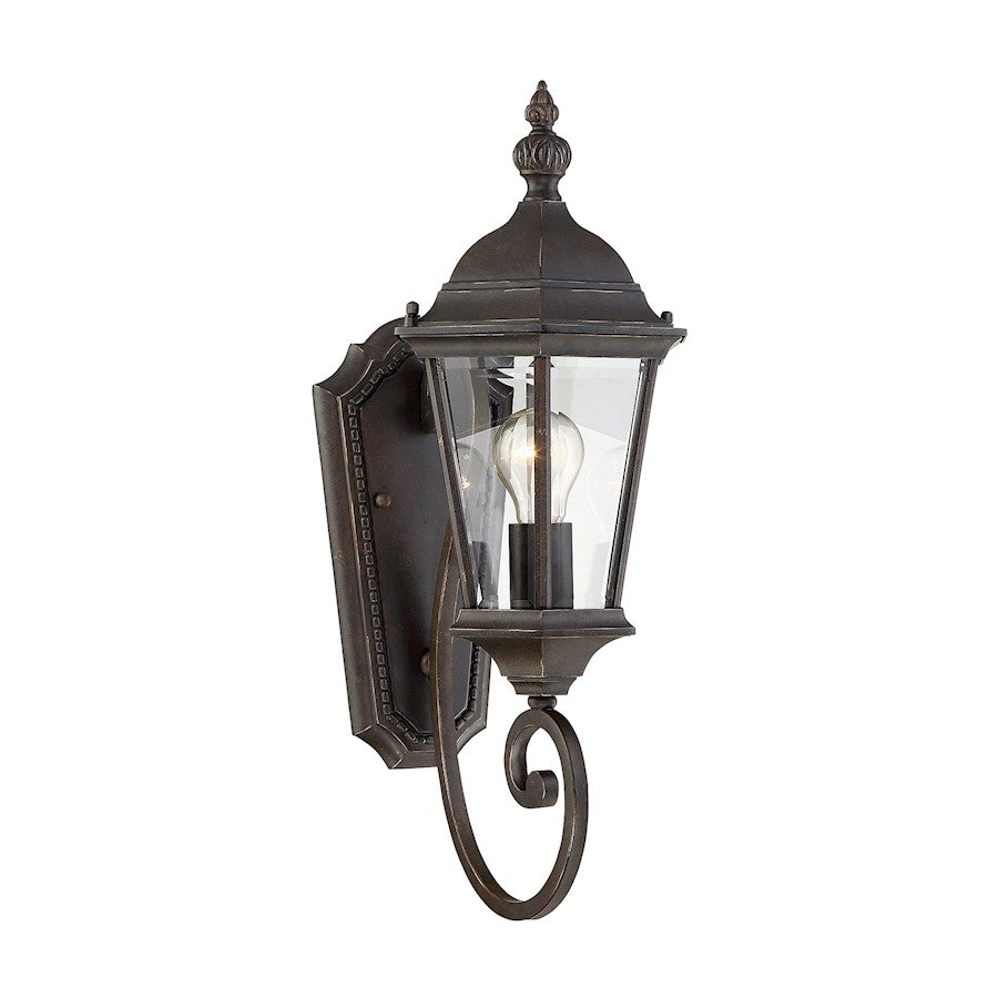 Savoy House Wakefield 1-Light Outdoor Wall Lantern, Walnut Patina