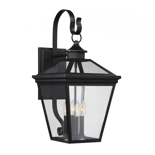 Savoy House Ellijay 4-Light Outdoor Wall Lantern, Black - 5-142-BK