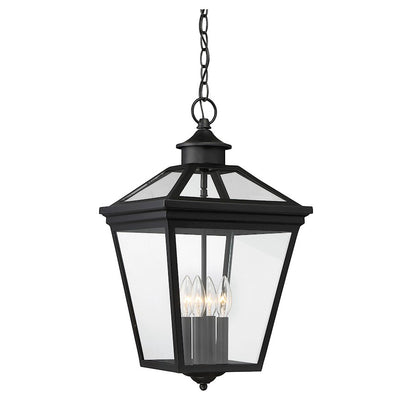 Savoy House Ellijay 4-Light Outdoor Hanging Lantern, Black