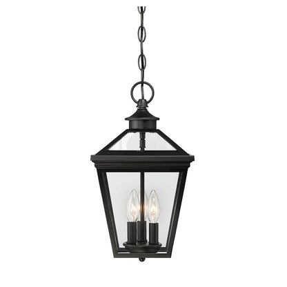 Savoy House Ellijay 3-Light Outdoor Hanging Lantern, Black - 5-146-BK