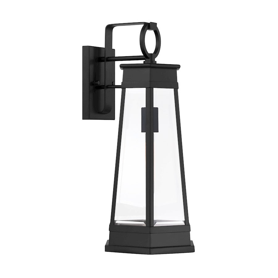 Savoy House Payne 1Lt 21" Outdoor Wall Lantern, Black/Clear Beveled