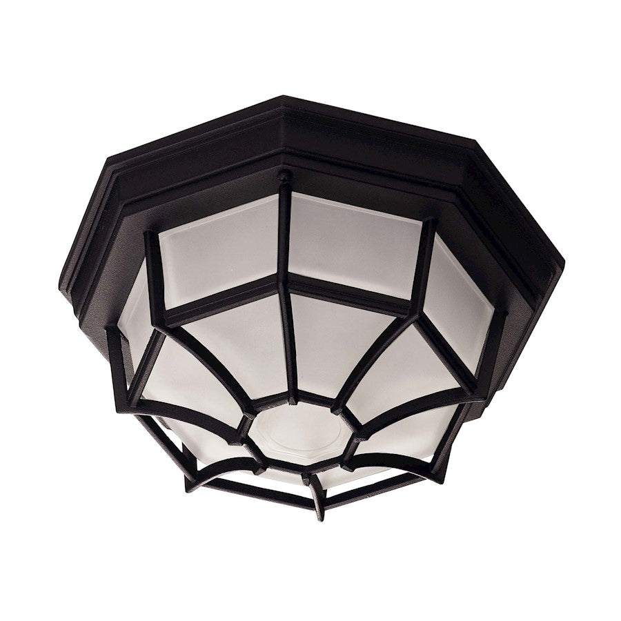 Savoy House Exterior Collections 1Lt Outdoor Ceiling Light, Black - 5-2067-BK