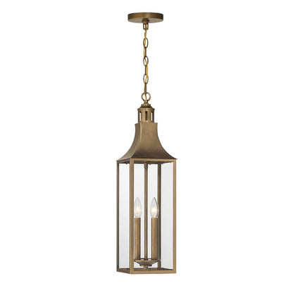 Savoy House Lancaster 2Lt Outdoor Hanging Lantern, Atlas Bronze - 5-220-273