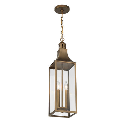 Savoy House Lancaster 2Lt Outdoor Hanging Lantern, Atlas Bronze