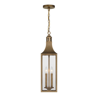 Savoy House Lancaster 2Lt Outdoor Hanging Lantern, Atlas Bronze