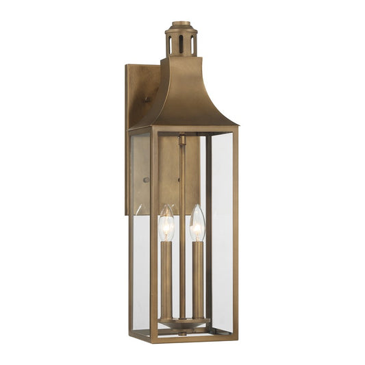 Savoy House Lancaster 2Lt 24" Outdoor Wall Lantern, Atlas Bronze - 5-221-273