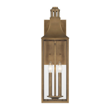 Savoy House Lancaster 2Lt 24" Outdoor Wall Lantern, Atlas Bronze