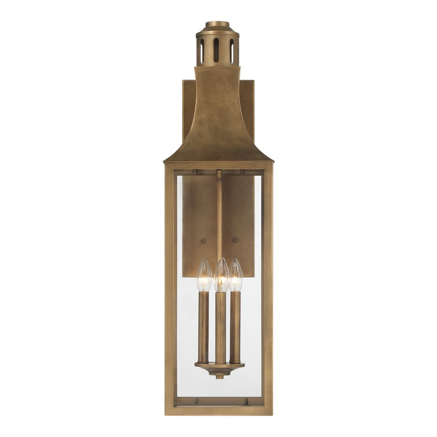 Savoy House Lancaster 2Lt 32" Outdoor Wall Lantern, Atlas Bronze