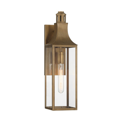 Savoy House Lancaster 1Lt 20" Outdoor Wall Lantern, Atlas Bronze - 5-223-273