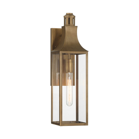 Savoy House Lancaster 1Lt 20" Outdoor Wall Lantern, Atlas Bronze
