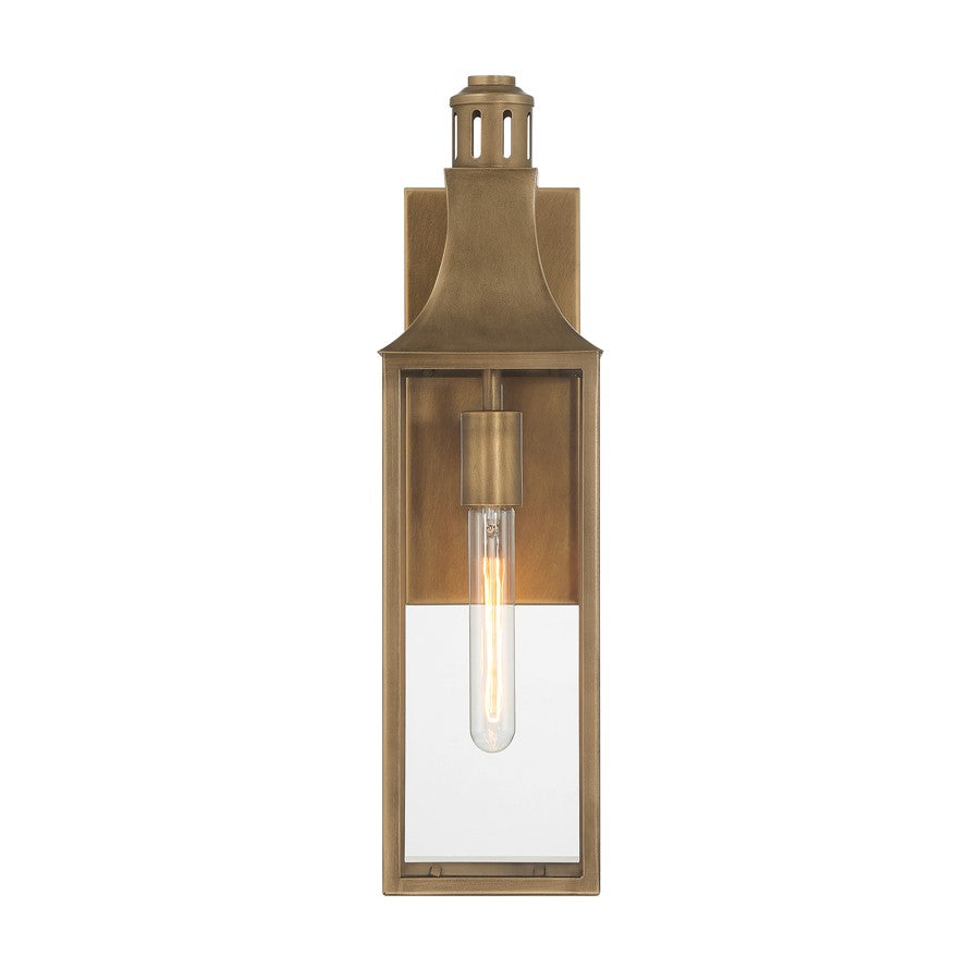 Savoy House Lancaster 1Lt 20" Outdoor Wall Lantern, Atlas Bronze