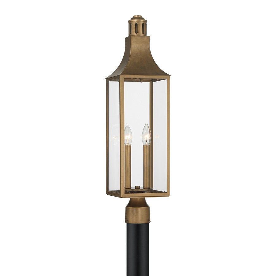 Savoy House Lancaster 2Lt Outdoor, Post Lantern, Atlas, Atlas Bronze - 5-225-273
