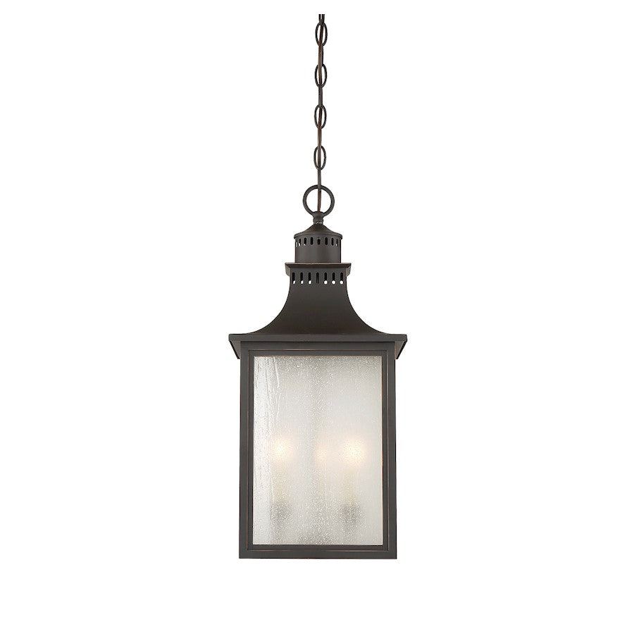 Savoy House Monte Grande 3-Light Outdoor Hanging Lantern, Slate