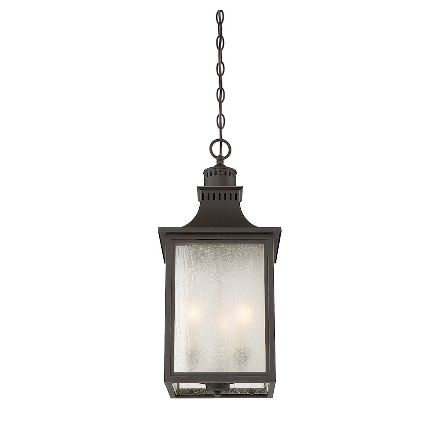 Savoy House Monte Grande 3-Light Outdoor Hanging Lantern, Slate