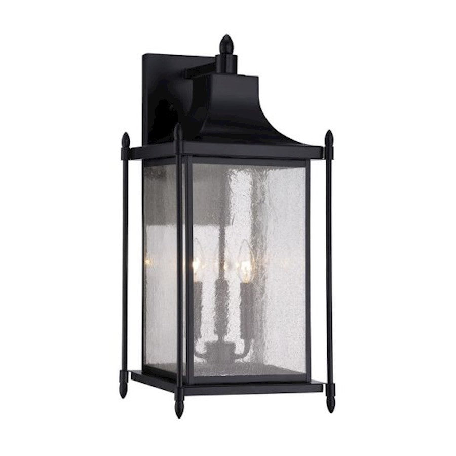 Savoy House Dunnmore 3-Light Outdoor Wall Lantern, Black - 5-3453-BK