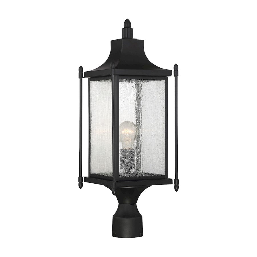 Savoy House Dunnmore 1-Light Outdoor Post Lantern, Black
