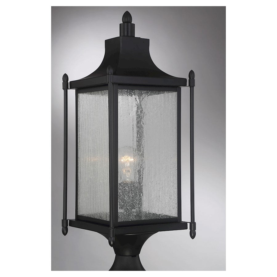 Savoy House Dunnmore 1-Light Outdoor Post Lantern, Black