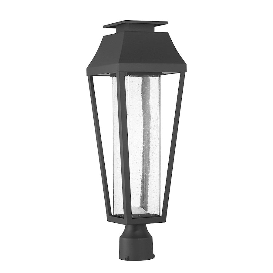 Savoy House Brookline LED Outdoor Post Lantern, Matte Black