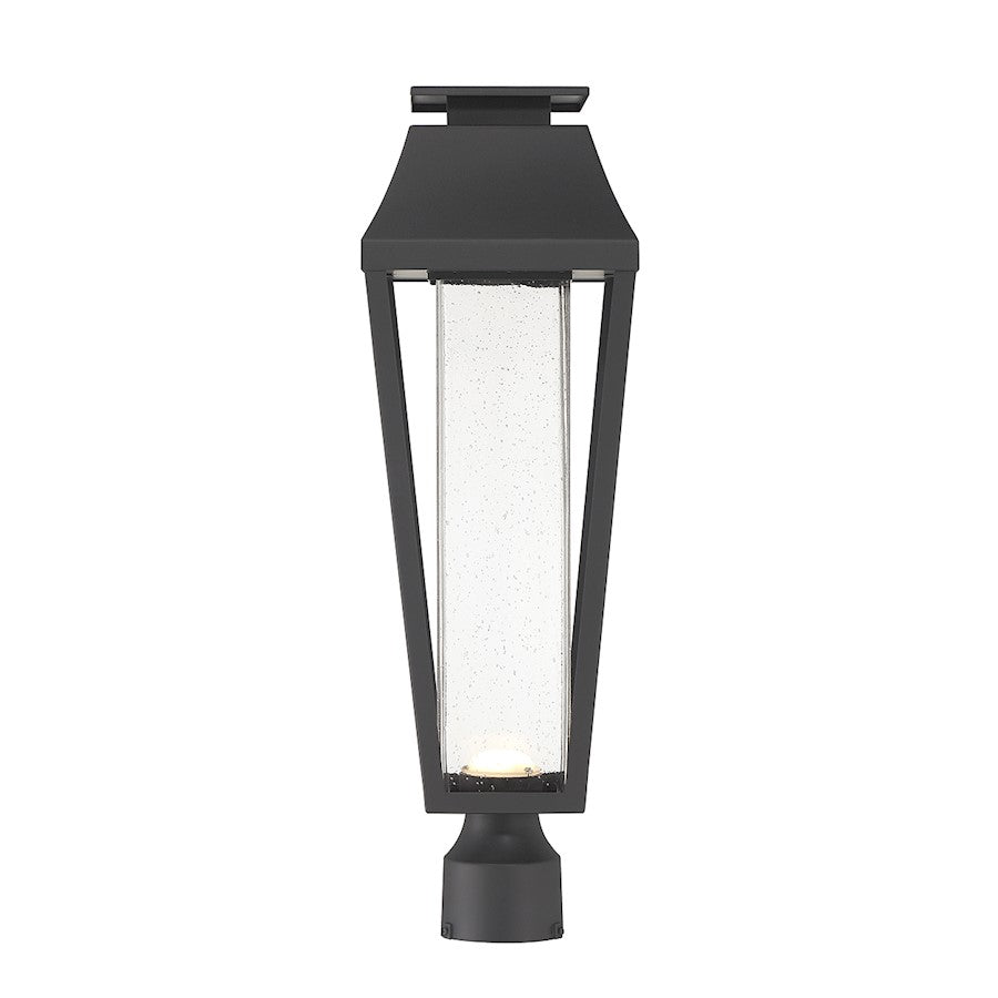 Savoy House Brookline LED Outdoor Post Lantern, Matte Black