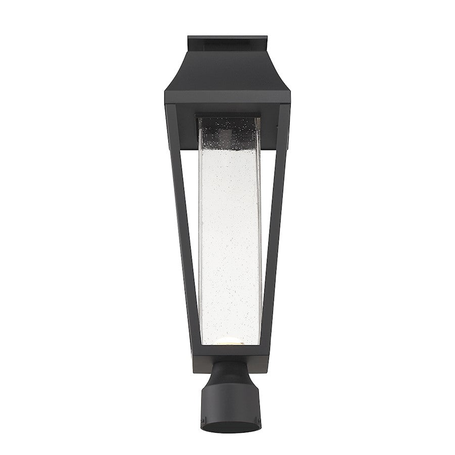 Savoy House Brookline LED Outdoor Post Lantern, Matte Black