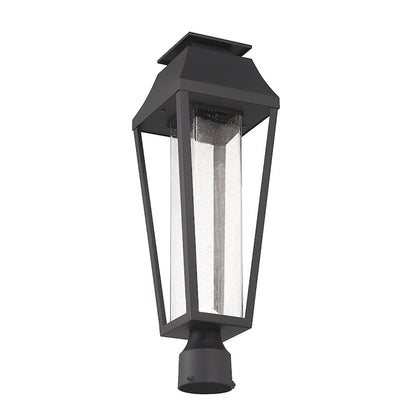 Savoy House Brookline LED Outdoor Post Lantern, Matte Black