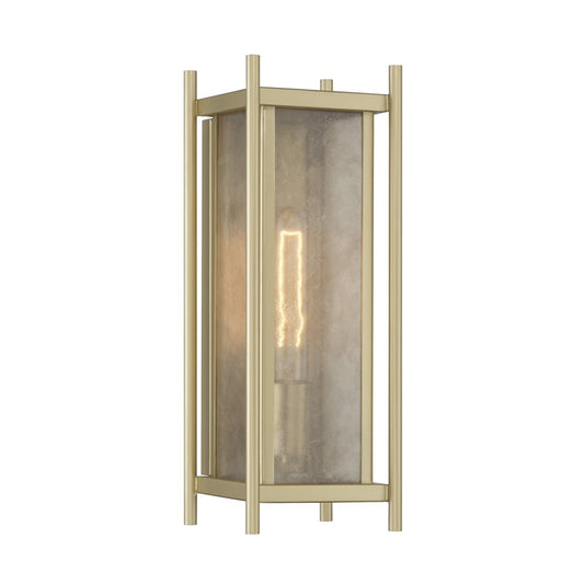 Savoy House Jacobs 1Lt Outdoor Wall Lantern, Serene, Serene Brass
