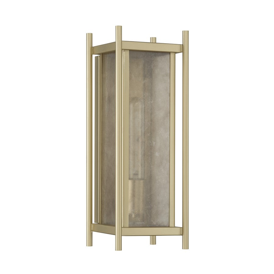 Savoy House Jacobs 1Lt Outdoor Wall Lantern, Serene, Serene Brass