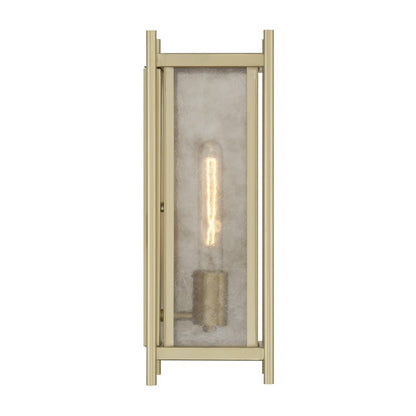 Savoy House Jacobs 1Lt Outdoor Wall Lantern, Serene, Serene Brass