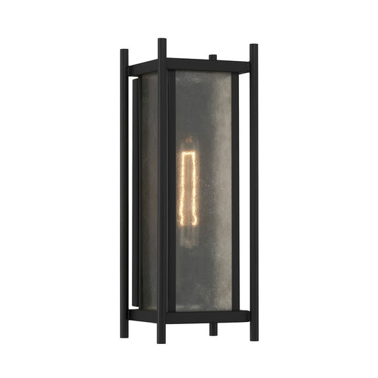 Savoy House Jacobs 1Lt Outdoor, Wall Lantern, Matte Black