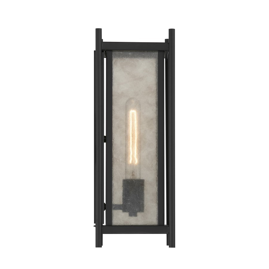 Savoy House Jacobs 1Lt Outdoor, Wall Lantern, Matte Black