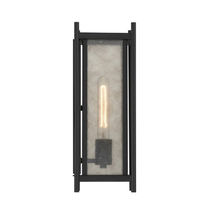 Savoy House Jacobs 1Lt Outdoor, Wall Lantern, Matte Black
