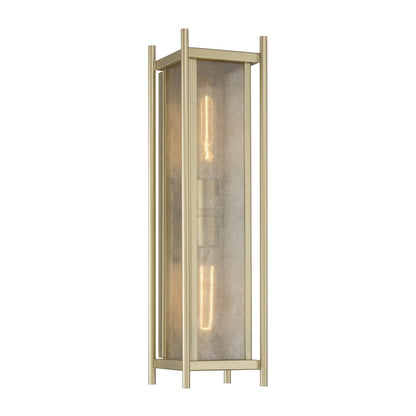 Savoy House Jacobs 2Lt Outdoor Wall Lantern, Serene Brass