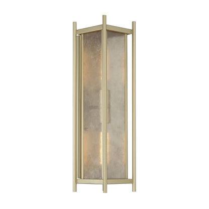 Savoy House Jacobs 2Lt Outdoor Wall Lantern, Serene Brass