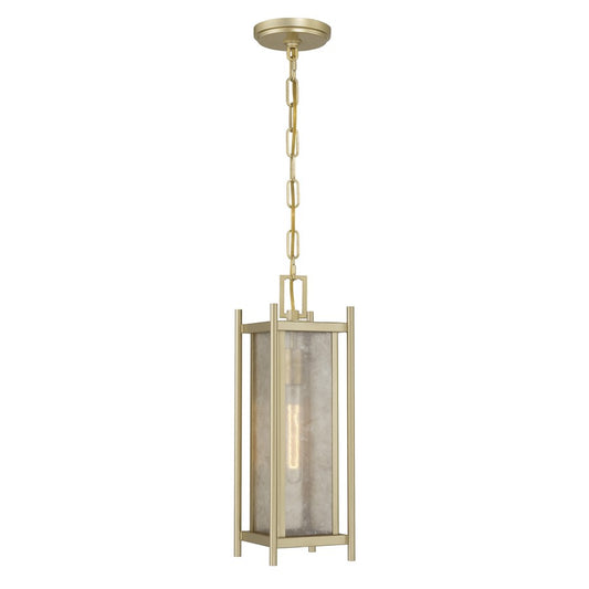 Savoy House Jacobs 1Lt Outdoor Hanging Lantern, Serene Brass