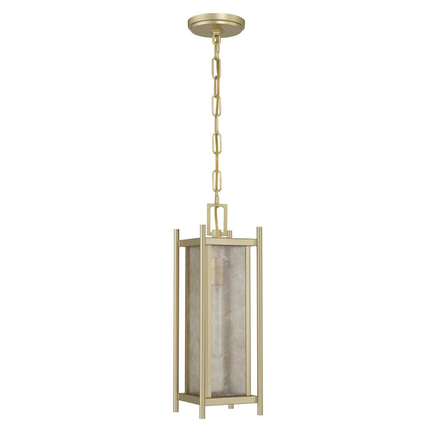Savoy House Jacobs 1Lt Outdoor Hanging Lantern, Serene Brass