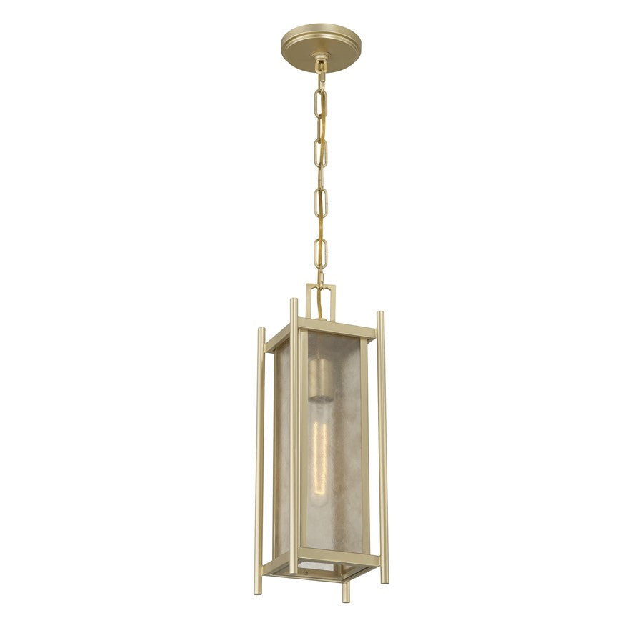 Savoy House Jacobs 1Lt Outdoor Hanging Lantern, Serene Brass