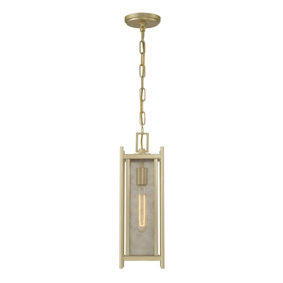 Savoy House Jacobs 1Lt Outdoor Hanging Lantern, Serene Brass