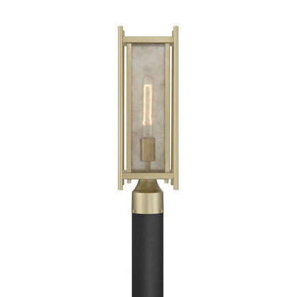 Savoy House Jacobs 1Lt Outdoor Post Lantern, Serene Brass