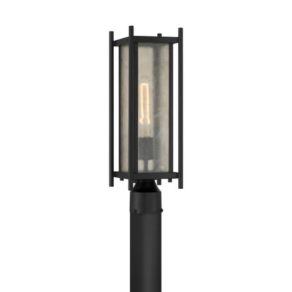 Savoy House Jacobs 1Lt Outdoor, Post Lantern, Matte Black
