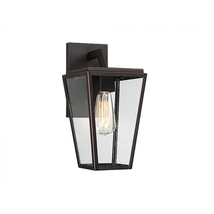 Savoy House Milton 1-Light 13" Outdoor Wall Lantern, English Bronze - 5-546-13