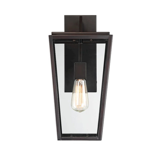 Savoy House Milton 1-Light 17" Outdoor Wall Lantern, English Bronze - 5-547-13