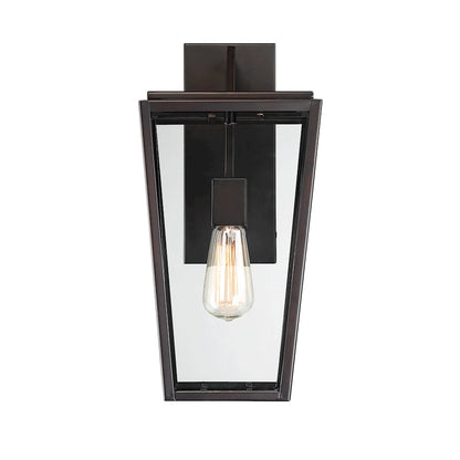 1 Light Wall Lantern, English Bronze