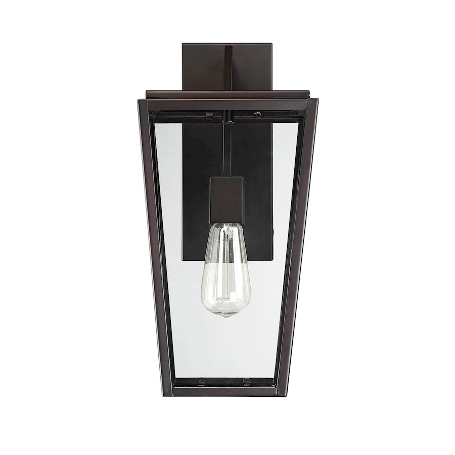 1 Light Wall Lantern, English Bronze