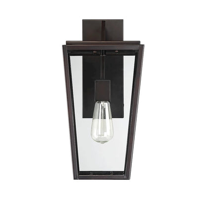 1 Light Wall Lantern, English Bronze