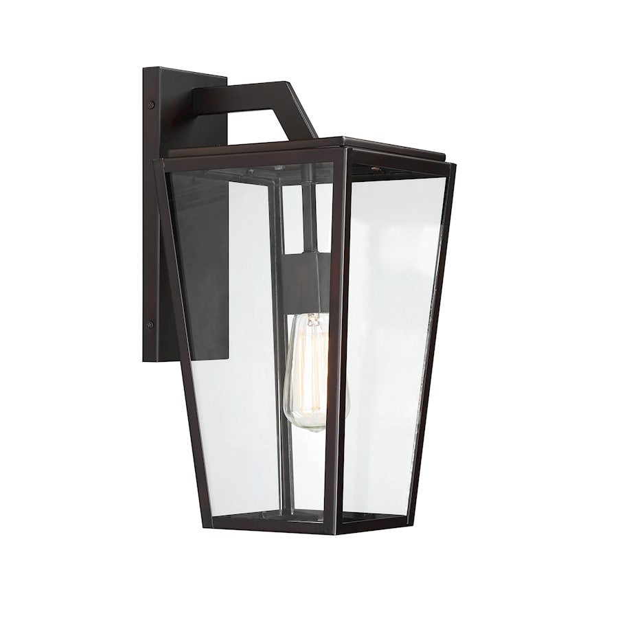 1 Light Wall Lantern, English Bronze