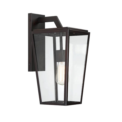 1 Light Wall Lantern, English Bronze