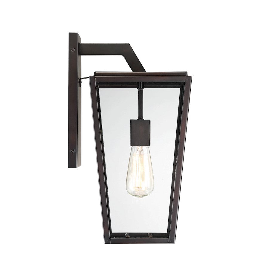 1 Light Wall Lantern, English Bronze