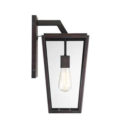 1 Light Wall Lantern, English Bronze