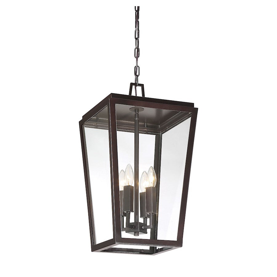 Savoy House Milton 4-Light Outdoor Hanging Lantern, English Bronze - 5-549-13